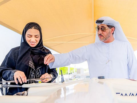 Ali Al Ameemi (right) the Chief Executive Officer (CEO) of EANAN, said that their aim is to be the first commercially operating air mobility company in the city.