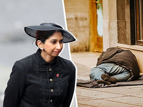 Suella Braverman has been dismissed following her statement that homelessness is a matter of personal lifestyle preference