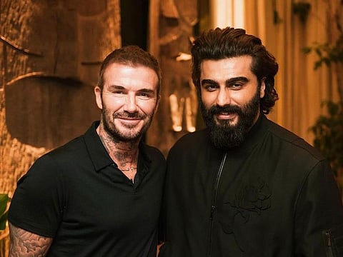 David Beckham and Arjun Kapoor