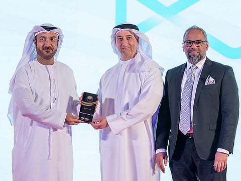 Representatives from Al Maryah Community Bank at the MEA Finance Industry Awards 2023