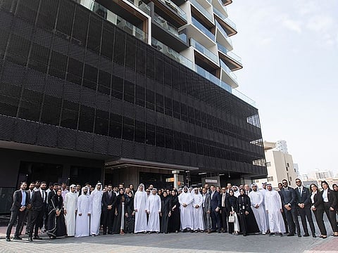 Top officials at the launching ceremony of Luna in Dubai