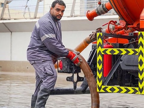 Teams from the Dubai Municipality, Police and the Roads and Transport Authority are stepping up their efforts to mitigate the effects of prevailing weather conditions and remove water from the streets to enhance safety,