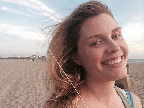 This family file photo shows Casey McIntyre. Less than a week after her death from cancer on November 12, 2023, the New York woman has raised enough money to erase more than $14 million in medical debt for others with a posthumous plea for help.