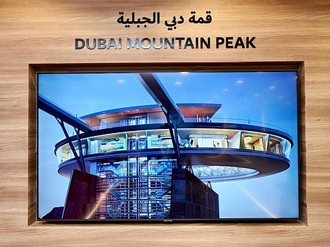 The Dubai Electricity and Water Authority (DEWA) showcases its cable car project at WETEX. DEWA is building the 5.4-kilometre cable car at 1,300m above sea level for its Dubai Mountain Peak project in Hatta.
