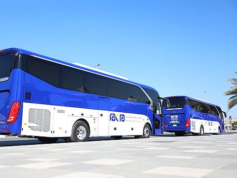 The Ras Al Khaimah-Dubai Mall bus service operates on Fridays and Saturdays.