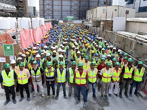 The Dubai Municipality campaign aims to safeguard construction workers, minimize accidents and injuries, and enhance compliance with safety regulations for a secure work environment.