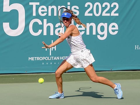Last year's runner-up Magdalena Frech will start as the top seed in the Al Habtoor Challenge