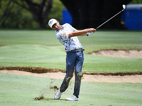 Spanish world No 1,162 Joel Moscatel Nachshon set a course record to take the lead Australian PGA Championship on Thursday.