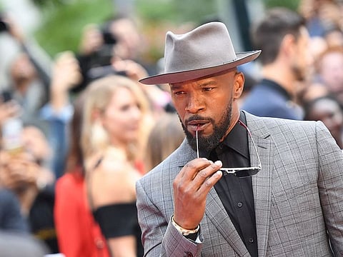 US actor Jamie Foxx arrives for the premiere of "Just Mercy" at the Roy Thomson Hall during the 2019 Toronto International Film Festival Day 2, on September 6, 2019, in Toronto, Ontario
