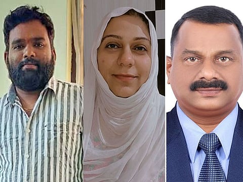 The three winners in the latest Emirates Draw.