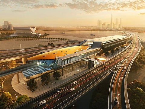 New dates have been announced for the Metro Blue Line, which is expected to have nine elevated stations and five underground stations, connecting key neighbourhoods in Dubai. The authorities released a number of images to give an idea of how these stations will look.
