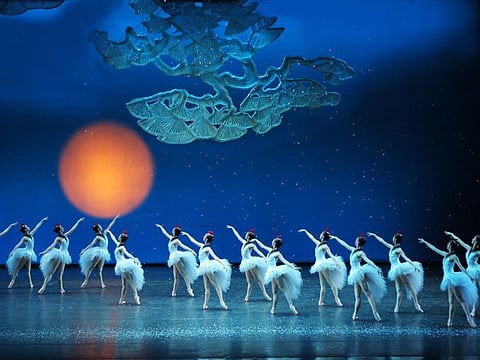 File image of Chinese New Year Crane Fairy dance