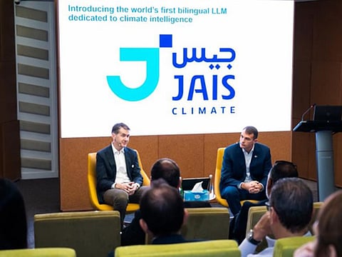 Jais Climate is predominantly fine-tuned with 1.4 million climate-related instructions to also provide detailed information about the UAE’s environmental policies, as well as the upcoming United Nations Climate Change Conference, COP28 UAE.