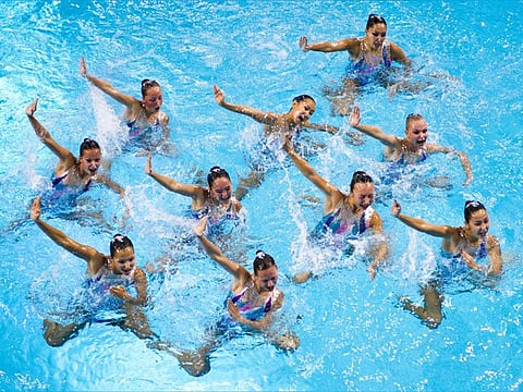 The Hamdan Sports Complex will see some of the Olympic medallists competing in the World Artistic Swimming League on December 13 & 14.