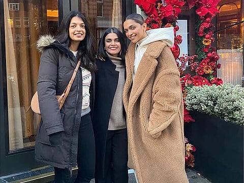 Deepika Padukone in London with her friends