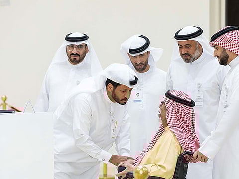 Besides electronic voting, the designated voting centres throughout Sharjah also witnessed enthusiastic response from the citizenry.
