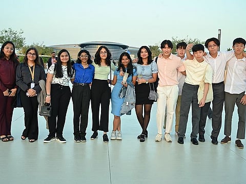 The three winning teams of the Burjeel Holdings Oxford Saïd Climate Change Challenge