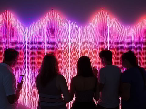 Heart Space by Krista Kim, installation view.