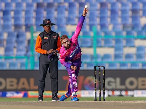 Muhammad Amir claimed four wickets leaking just seven runs to restrict Chennai to 75 for 9 in 10 overs.