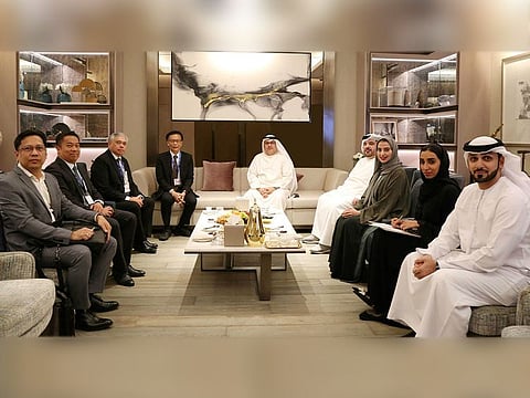 UAE and Philippine officials meet during COP28 UAE in Dubai.