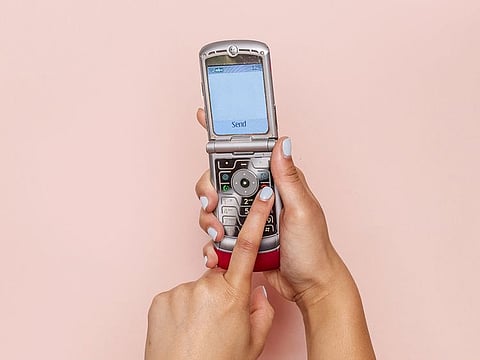 Limit 'doomscrolling' on social media with old-school flip phones that encourage offline interactions.