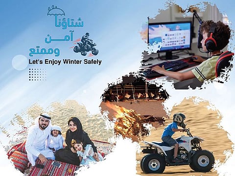 Abu Dhabi Police's winter campaign aims at ensuring the safety and security of all residents and visitors.