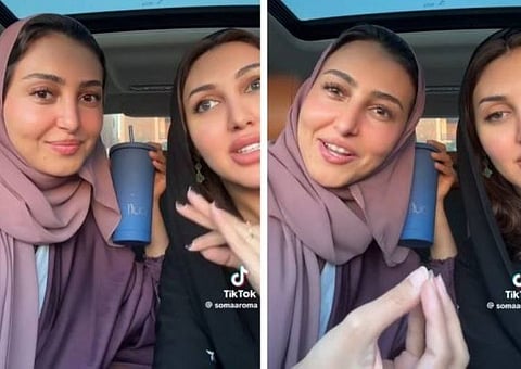 Saudi content creator Asmaa Al Sayari appears in a controversial video.