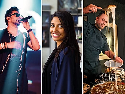 Anupam Nair, Laila Saif and Ahmed Halawa