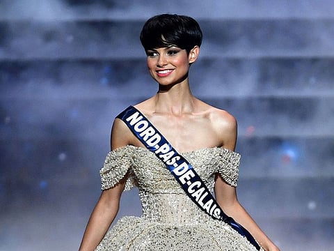 Miss France 2024, Eve Gilles (Miss Nord-Pas-de-Calais) during the Miss France 2024 beauty pageant in Dijon, central-eastern France