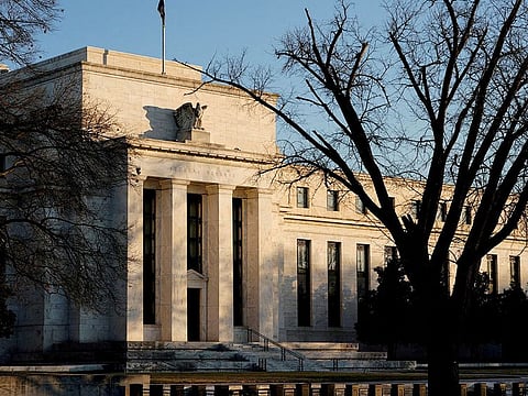 The Federal Reserve building in Washington, US.