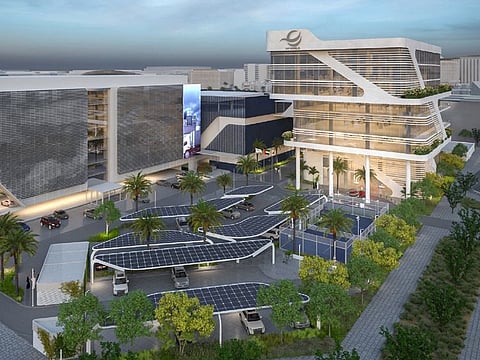 DP World’s new head office, which is a nine-storey building in 37,300 square metres of space, will accommodate approximately 800 staff.