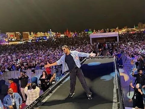 Shah Rukh Khan in Dubai.