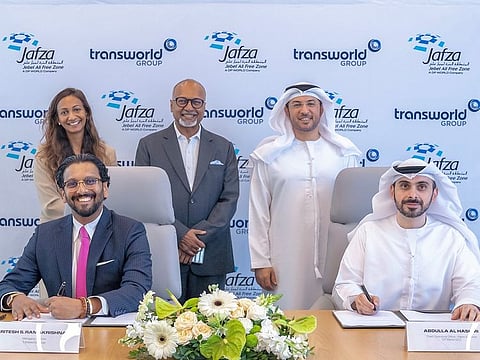 Since being established in Jafza in 2005, Transworld has grown rapidly, with its facility in the free zone serving as a central distribution hub and complementing its logistics and ship-owning businesses.