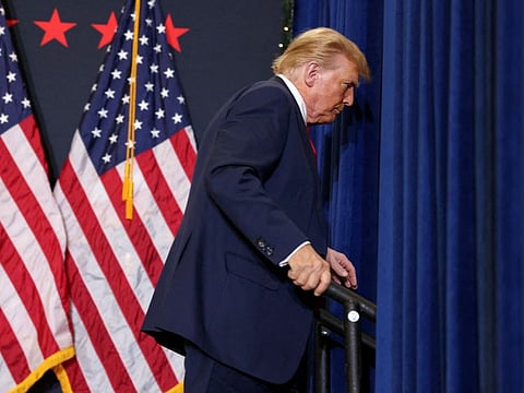 Trump at a campaign event in Waterloo, Iowa, on December 19, 2023.  The decision is certain to be appealed to the US Supreme Court, but it will be up to the justices to decide whether to take the case.