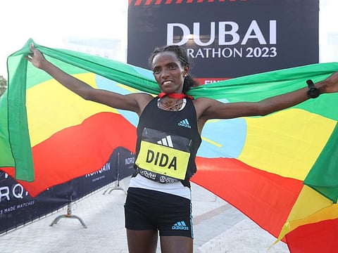 Ethiopia’s Dera Dida, winner of the 2023 Dubai Marathon, will lead the women’s elite field when she returns for her title defence in Dubai on January 7.
