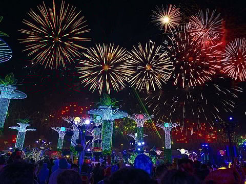 New Year's Eve celebrations at Sheikh Zayed Festival will include an hour-long extravagant firework display.