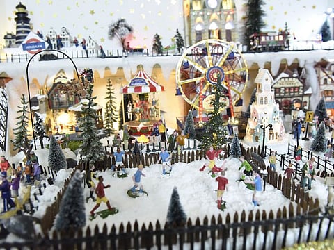 There are a mix of traditional and modern themes running through the display