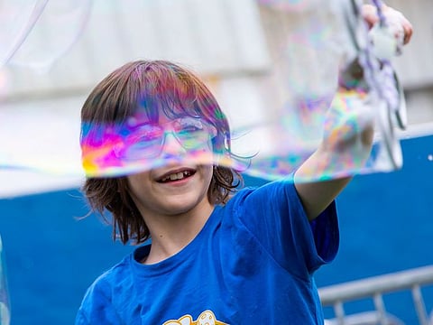 At MessFest, children get to operate in a 'delightfully messy environment'.