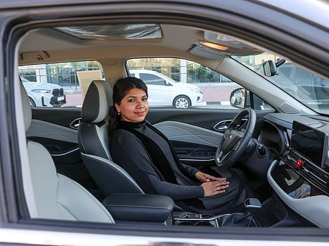 Latifa Samie, Founder of Revv Car Rental. Photo: Virendra Saklani/Gulf News