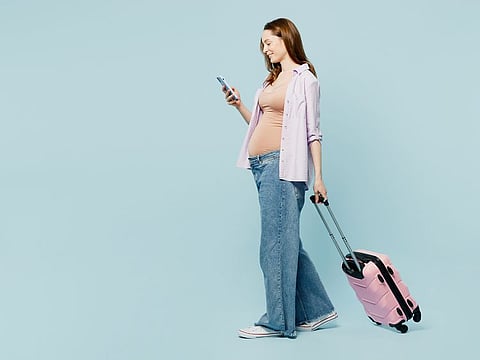 Etihad Airways, Emirates, Air Arabia and flydubai advise pregnant passengers to consult with their doctor before they plan to travel. Picture used for illustrative purposes.