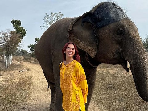Dua Lipa in India.