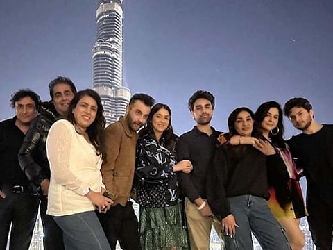 Bollywood stars celebrate New Year in Dubai.