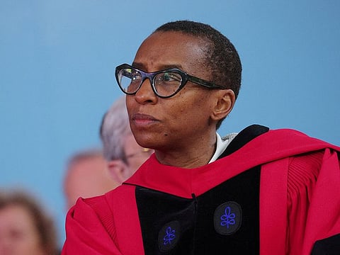 Harvard President Claudine Gay.