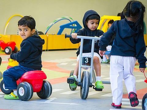 The latest KHDA data shows a 15 per cent increase in the number of children enrolled in early childhood centres in Dubai. Photo for illustrative purpose only.