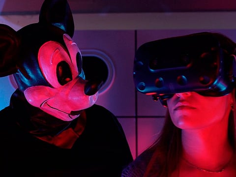 This image provided by MM Trap Ltd shows a scene from 'Mickey's Mouse Trap.'