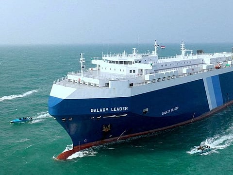 There was near unanimous condemnation of Al Houthi attacks in speeches Wednesday by the 15 council members, and many calls for the militant group to release the Galaxy Leader, a Japanese-operated cargo ship with links to an Israeli company that it seized on November19 along with its crew.