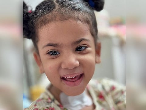 A team of medical experts in the UAE treated Hamda, 4, who was diagnosed with 13 health complications through 33 medical procedures.