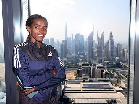 Dera Dida will be defending the Dubai Marathon women's crown on Sunday.