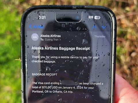 The iPhone landed intact, unlocked and with hours of battery life remaining on a Portland, Oregon roadside, according to a post on X by a user calling himself Seanathan Bates