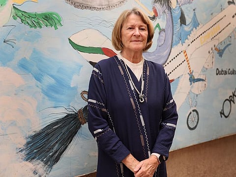 Isobel Abulhoul, founder of Emirates Literature Foundation, Emirates Literature Festival and Magrudy’s.